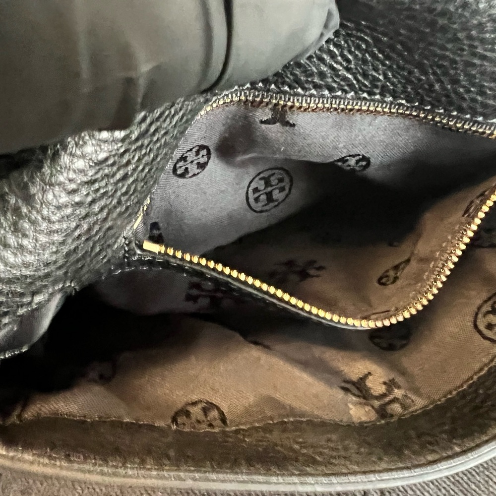 Tory Burch Black Crossbody Bag with Gold Accents - Picture 9 of 10